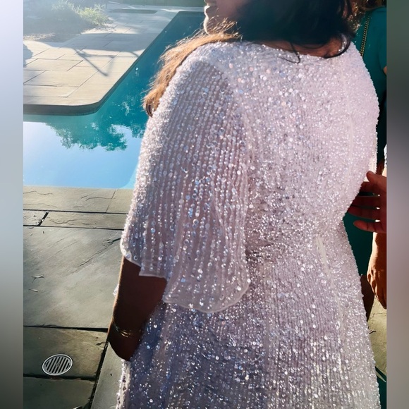 ASOS SEQUINED WEDDING GOWN size 20 - Picture 15 of 15